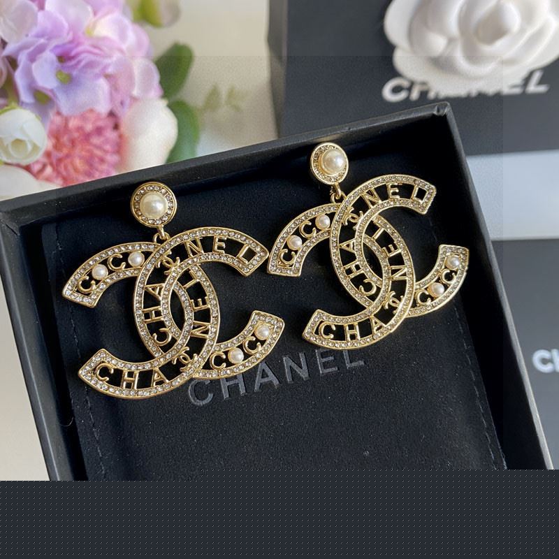 Ch*el earrings